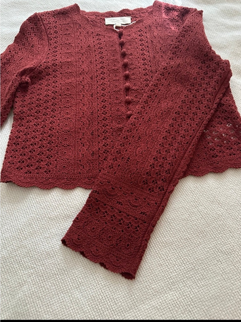 Rare! Discontinued! Sezane NOELIE CARDIGAN - Picture 7 of 12